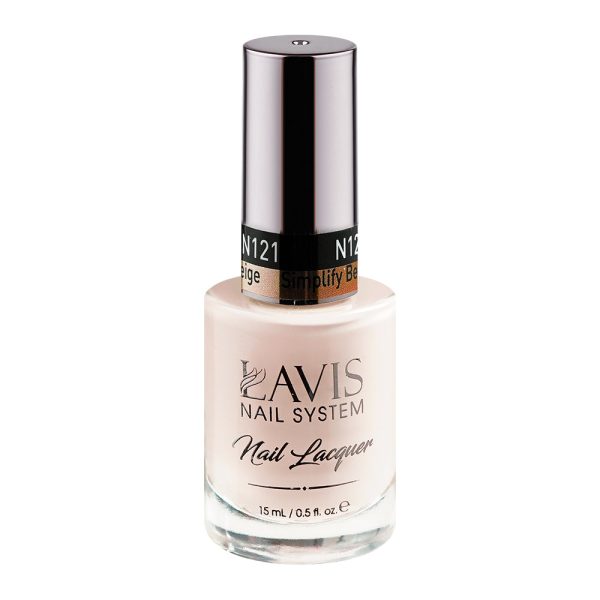LAVIS Nail Lacquer - 121 Simplify Beige For Sale