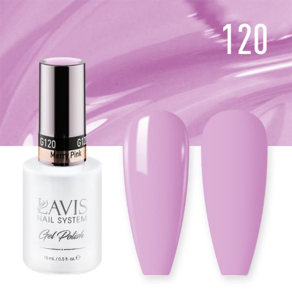 LAVIS Nail Lacquer - 120 Merry Pink Fashion - Image 2