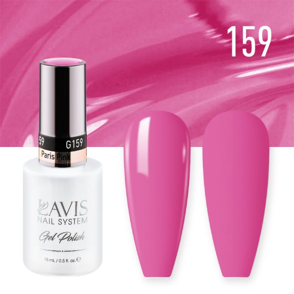 Lavis Gel Nail Polish Duo - 159 Paris Pink For Sale - Image 2
