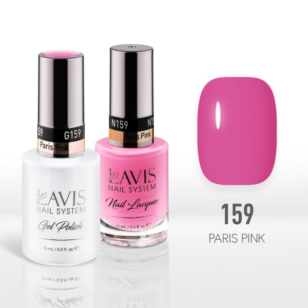 Lavis Gel Nail Polish Duo - 159 Paris Pink For Sale
