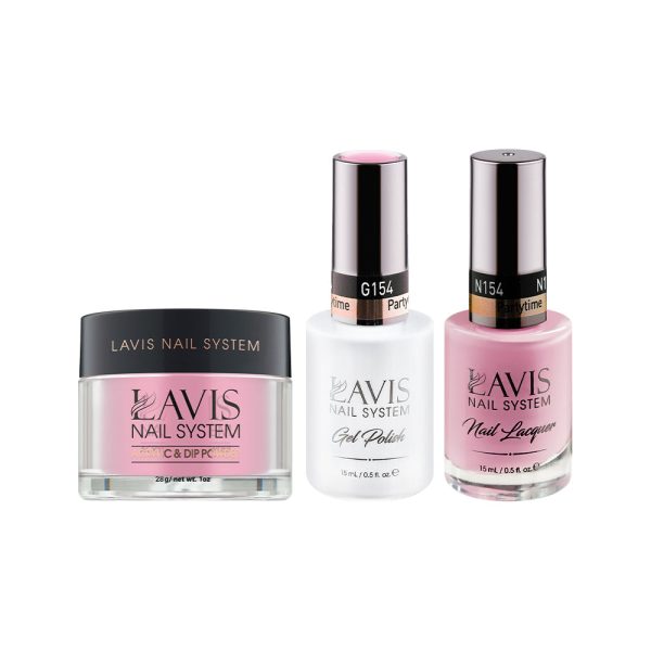 LAVIS 3 in 1 - 154 Partytime - Acrylic & Dip Powder, Gel & Lacquer on Sale - Image 2