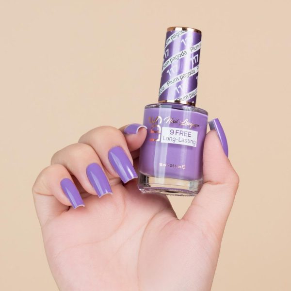 LDS Gel Nail Polish Duo - 117 Plum Pagoda For Sale - Image 4