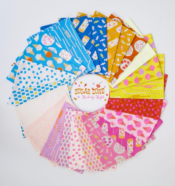 Sugar Cone Citron Straws Yardage by Kimberly Kight for Ruby Star Society and Moda Fabrics |RS3064 11 For Sale - Image 2